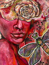 Load image into Gallery viewer, REFLECTION OF LOVE PAINTING - 24&quot;X18&quot; MIXED MEDIA Payment plans available from as less as $25.00 per week
